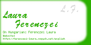 laura ferenczei business card